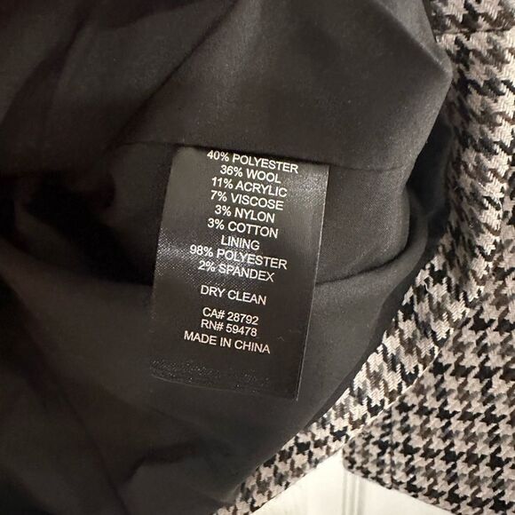 Joie Houndstooth Blazer size medium NWT - Picture 5 of 7